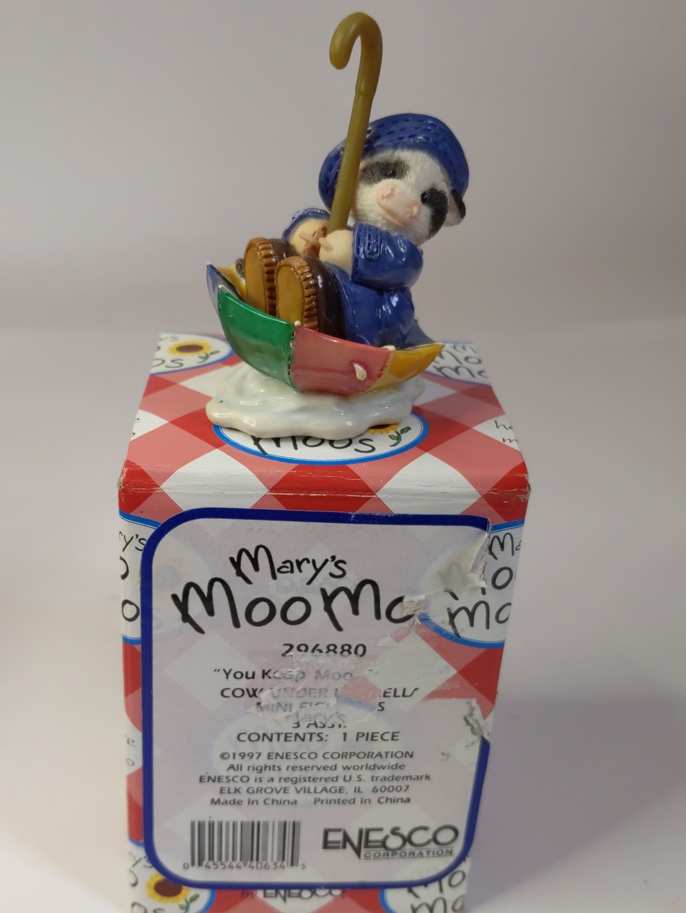 Enesco Mary's Moo Moos ' You Keep Moo Afloat '